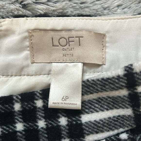 Loft plaid skirt - Picture 2 of 3